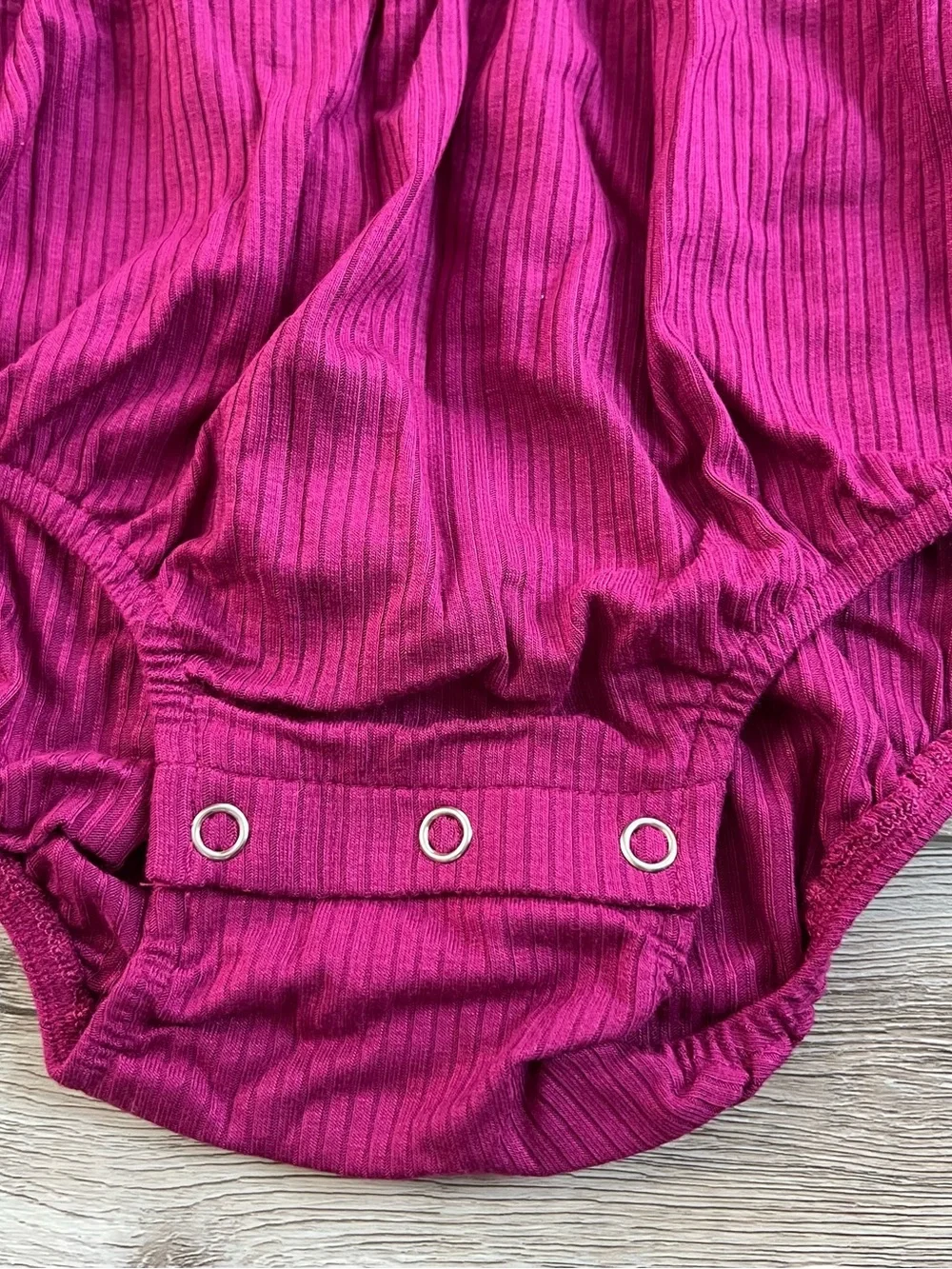 Kate Quinn Modal Rib Long Sleeve Mini Ruffle Bubble Size 2T
